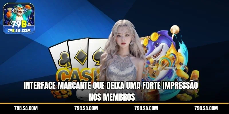 Interface marcante que deixa uma forte impressão nos membros